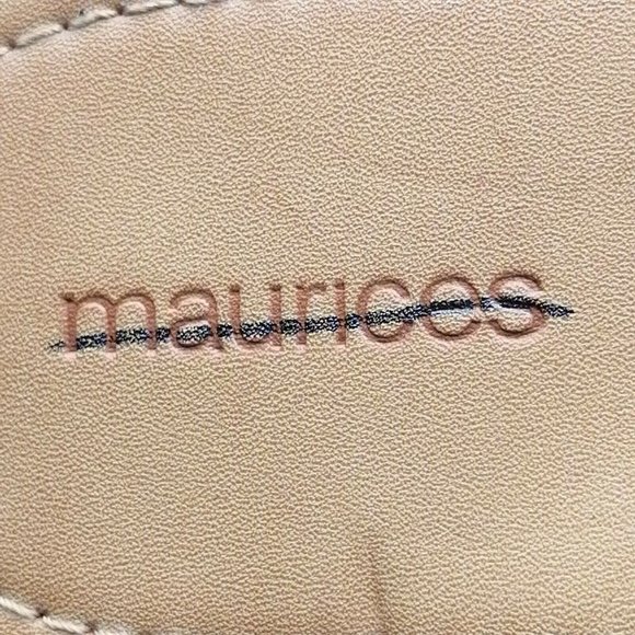 Maurices‎ Womens Pryia Flat Heel Thong Sandal Brown Laser Cutout Front Sz 10 M - Picture 8 of 9